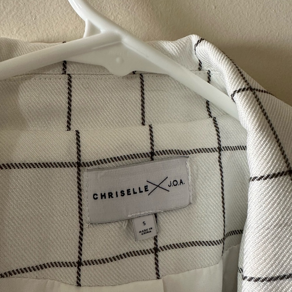 Chriselle X J.o.a. Plaid Blazer Size S L43511. Met Gala inspired!! - Picture 4 of 7